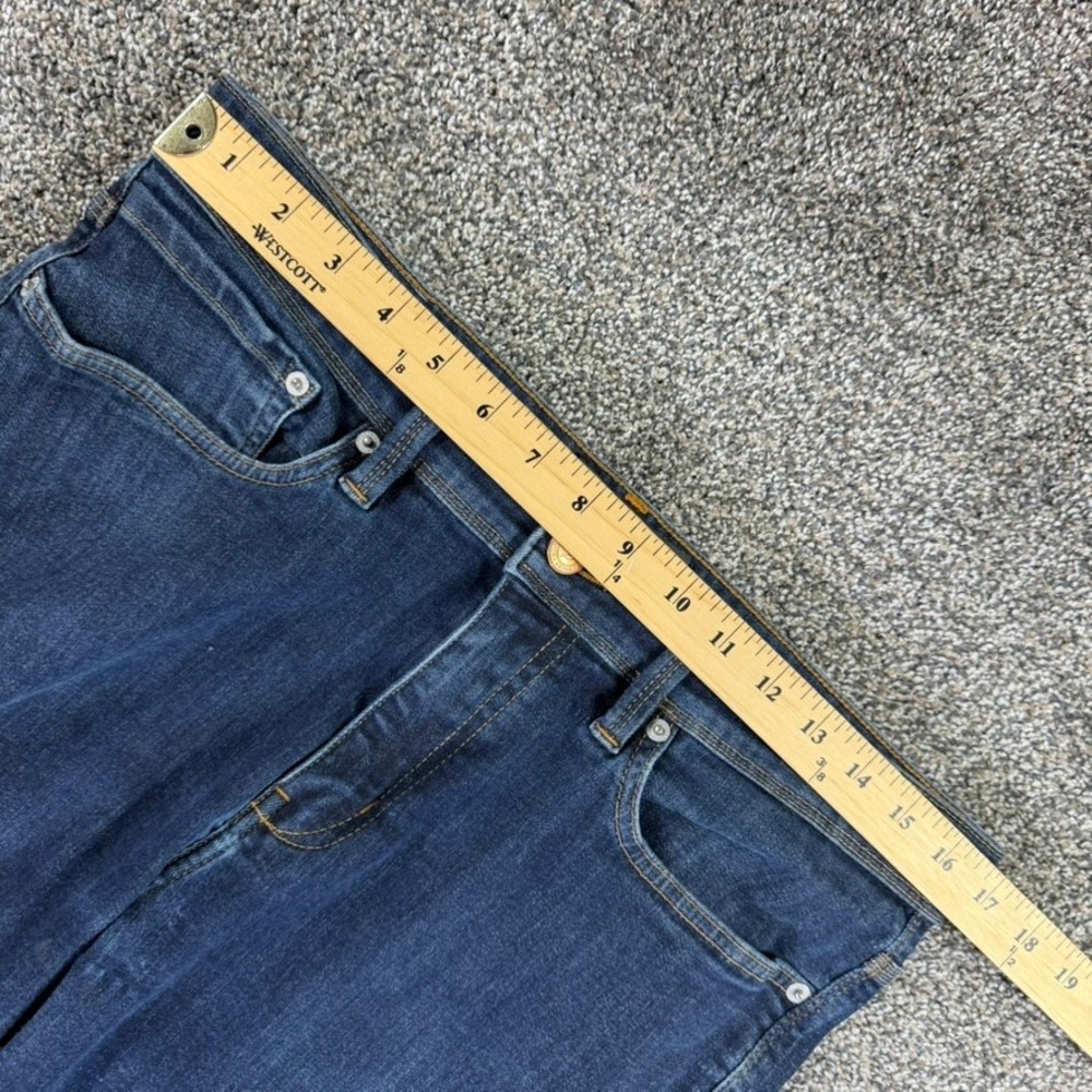 DU/ER L2X Slim Fit Jeans Mens 34x34 Dark Wash Blue Performance Denim Stretch - Picture 12 of 16